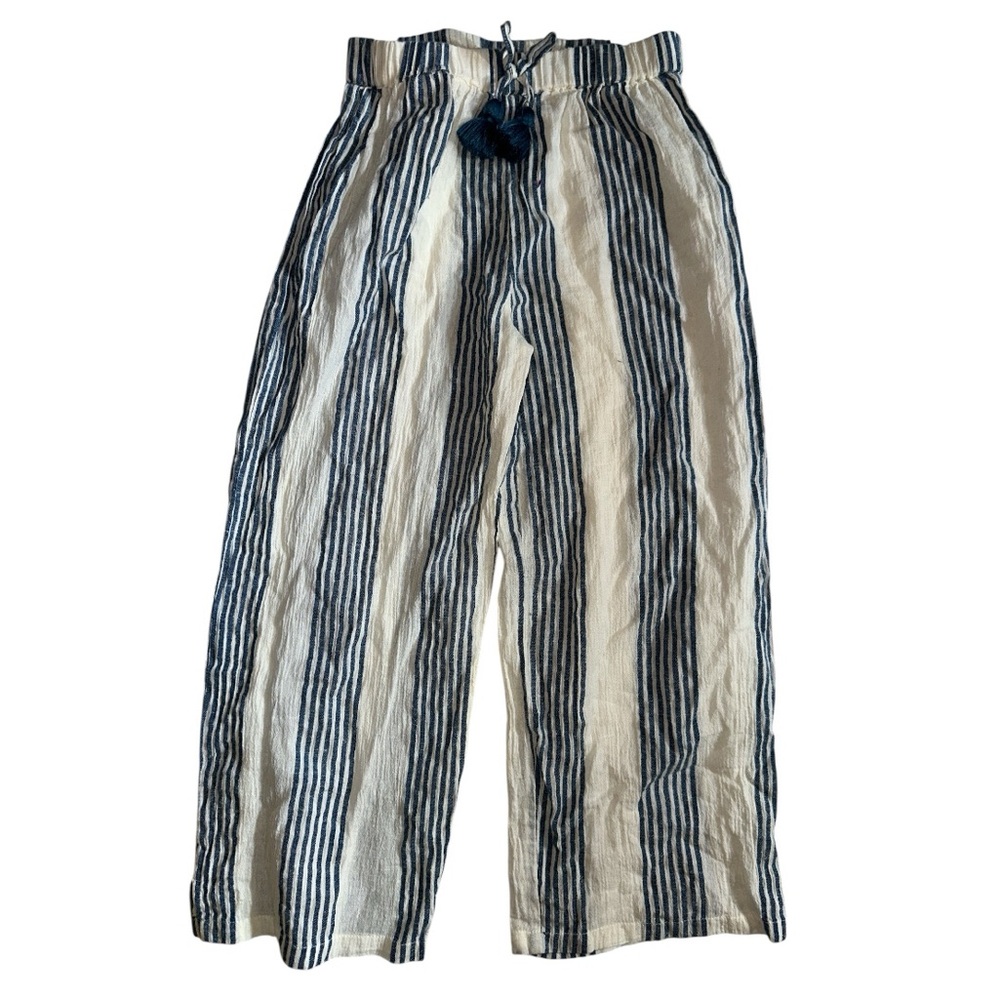 EUC Pink Chicken blue and White Stripe Theodore Pants 7y